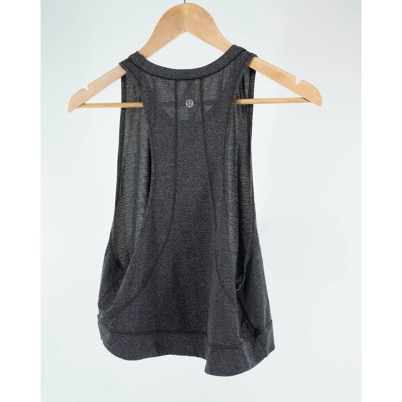 Lululemon Pace Perfect Tank Heathered Black / Black | 6 - Picture 5 of 7
